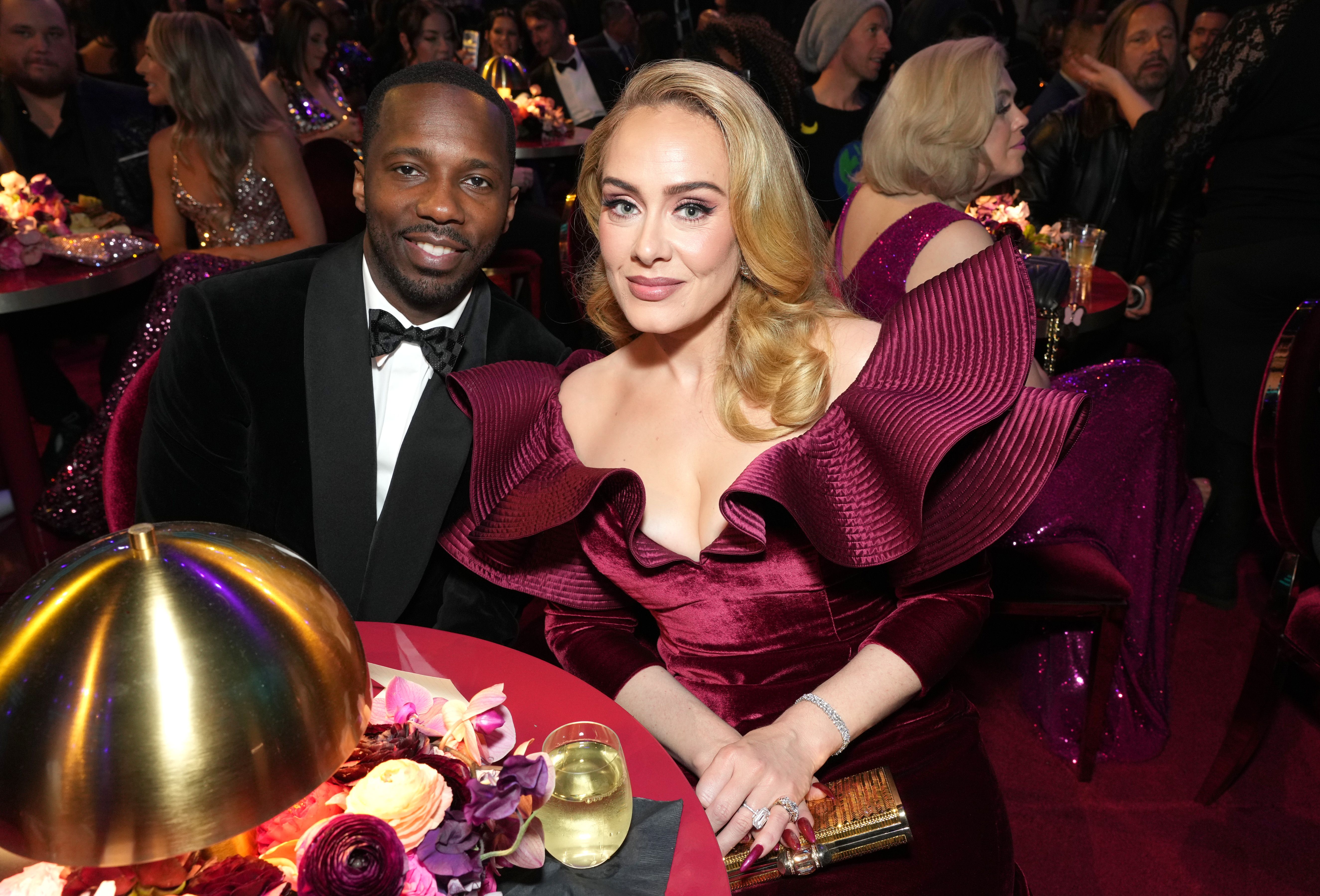 Adele confirms engagement to Rich Paul at gig