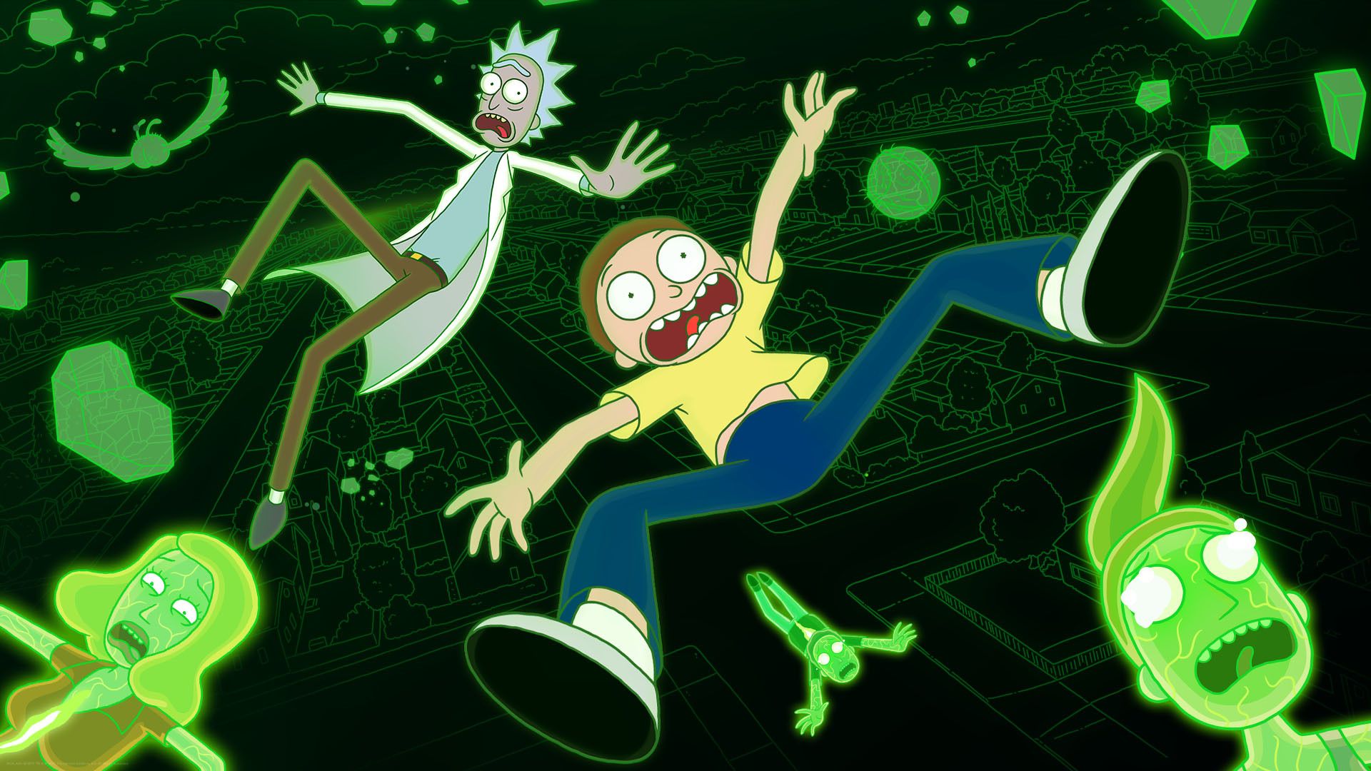 Video wallpaper Rick & Morty V2 (Cartoons)