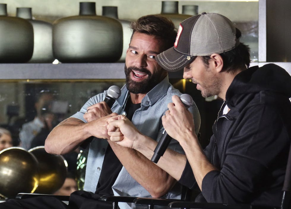 Ricky Martin y Enrique Iglesias 
