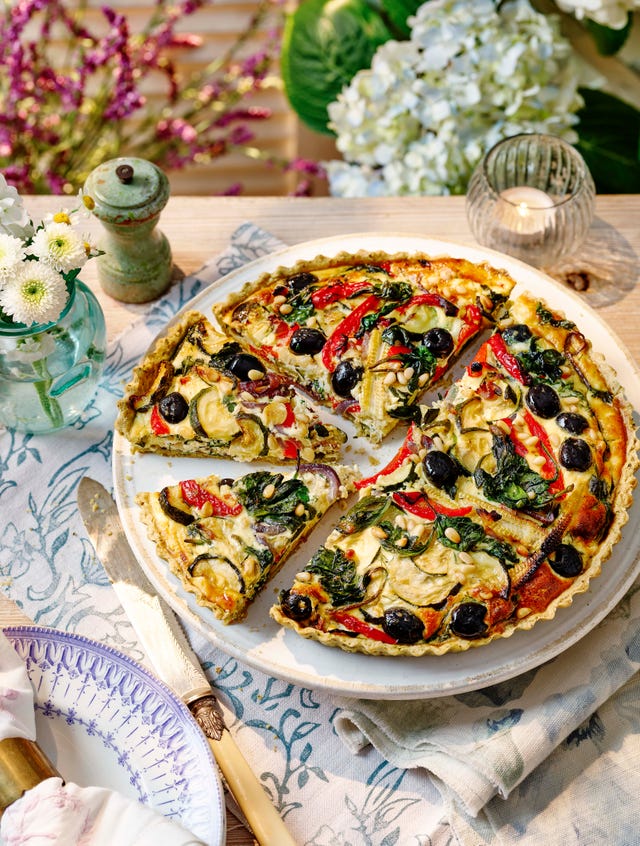 Herby Vegetable And Ricotta Tart