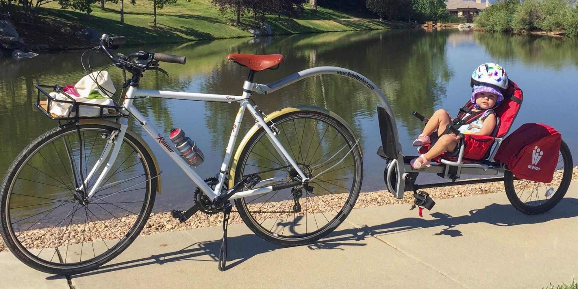 Reclining 2024 bike trailer