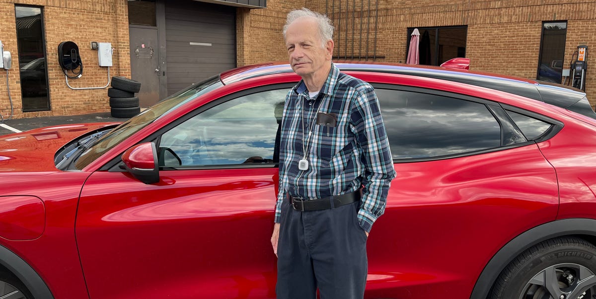 89-Year-Old Gets Ride in Ford’s Mach-E after Decades of EV Fandom