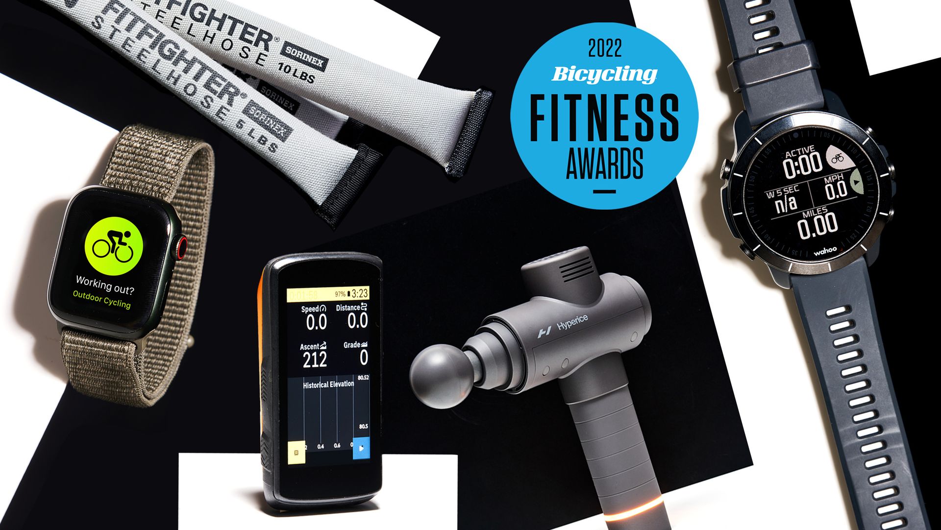 2022 bicycling fitness awards product montage