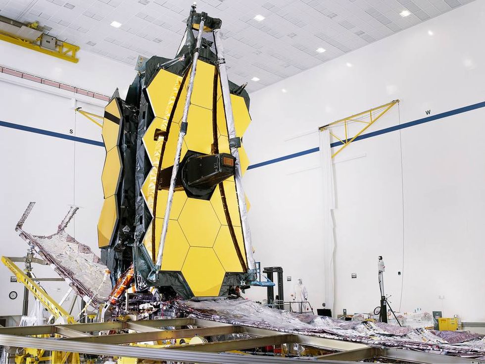 fully constructed james webb space telescope