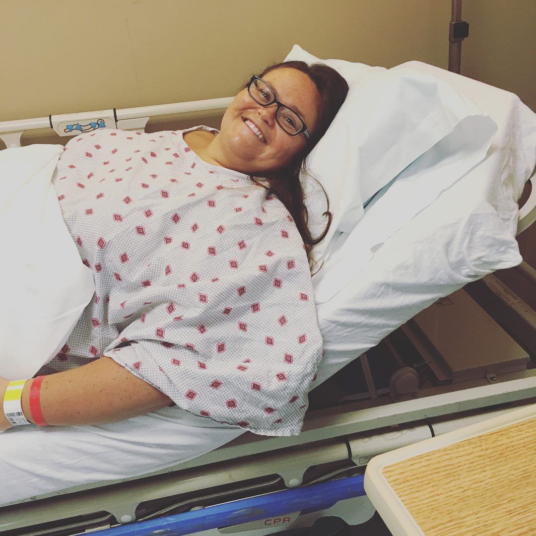 Right before surgery