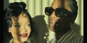 rihanna and a$ap rocky short film for fenty beauty and skin