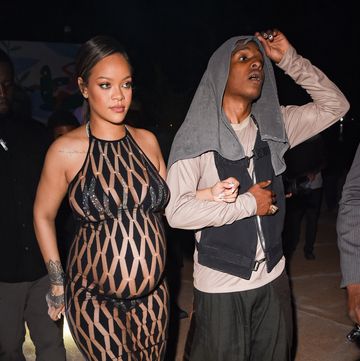 rihanna and a$ap rocky at spotify beach at cannes lions 2023