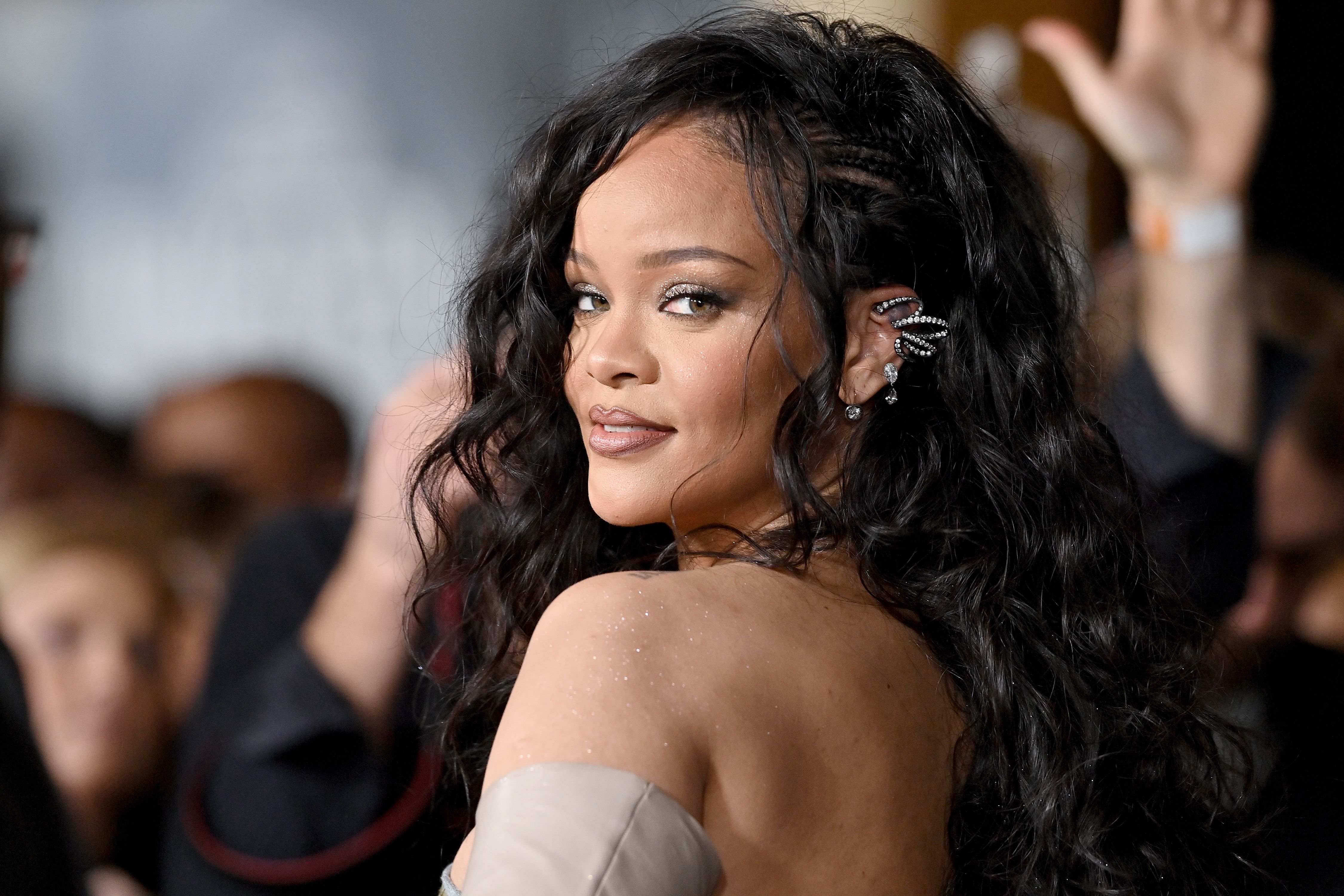 Rihanna Flaunts Butt In Thong Lingerie In Savage x Fenty IG image