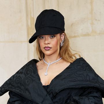 rihanna at christian dior's spring summer 2024 haute couture show