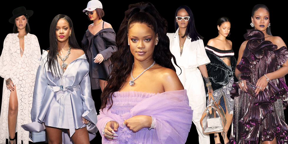 Rihanna Wearing Fenty Fashion Collection in Paris May 2019