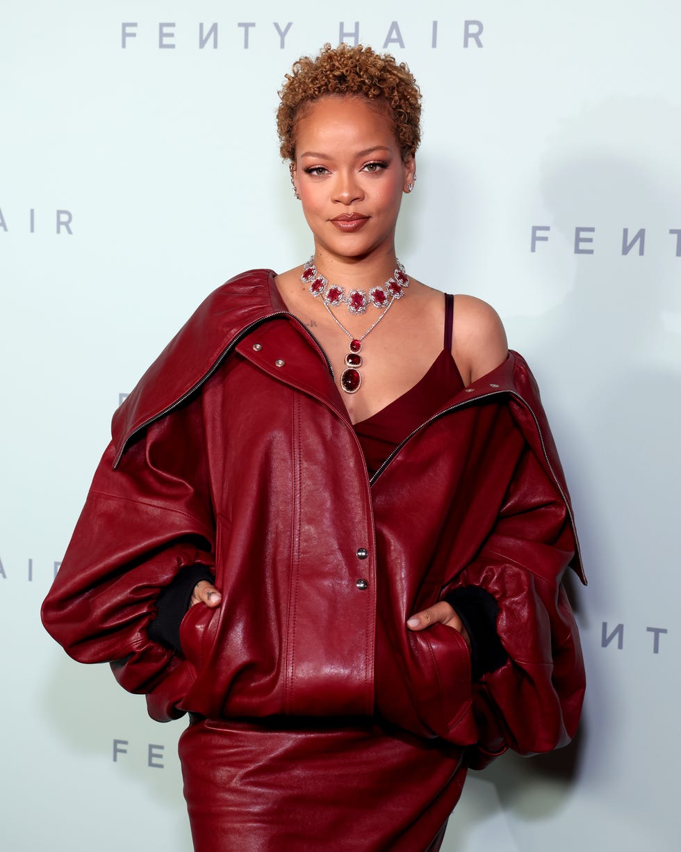 rihanna celebrates fenty hair brand launch in la