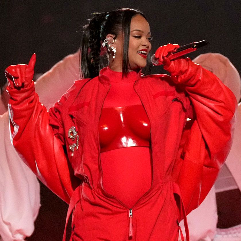 Rihanna's Boyfriend A$AP Rocky Was Her Biggest Supporter at the Super Bowl