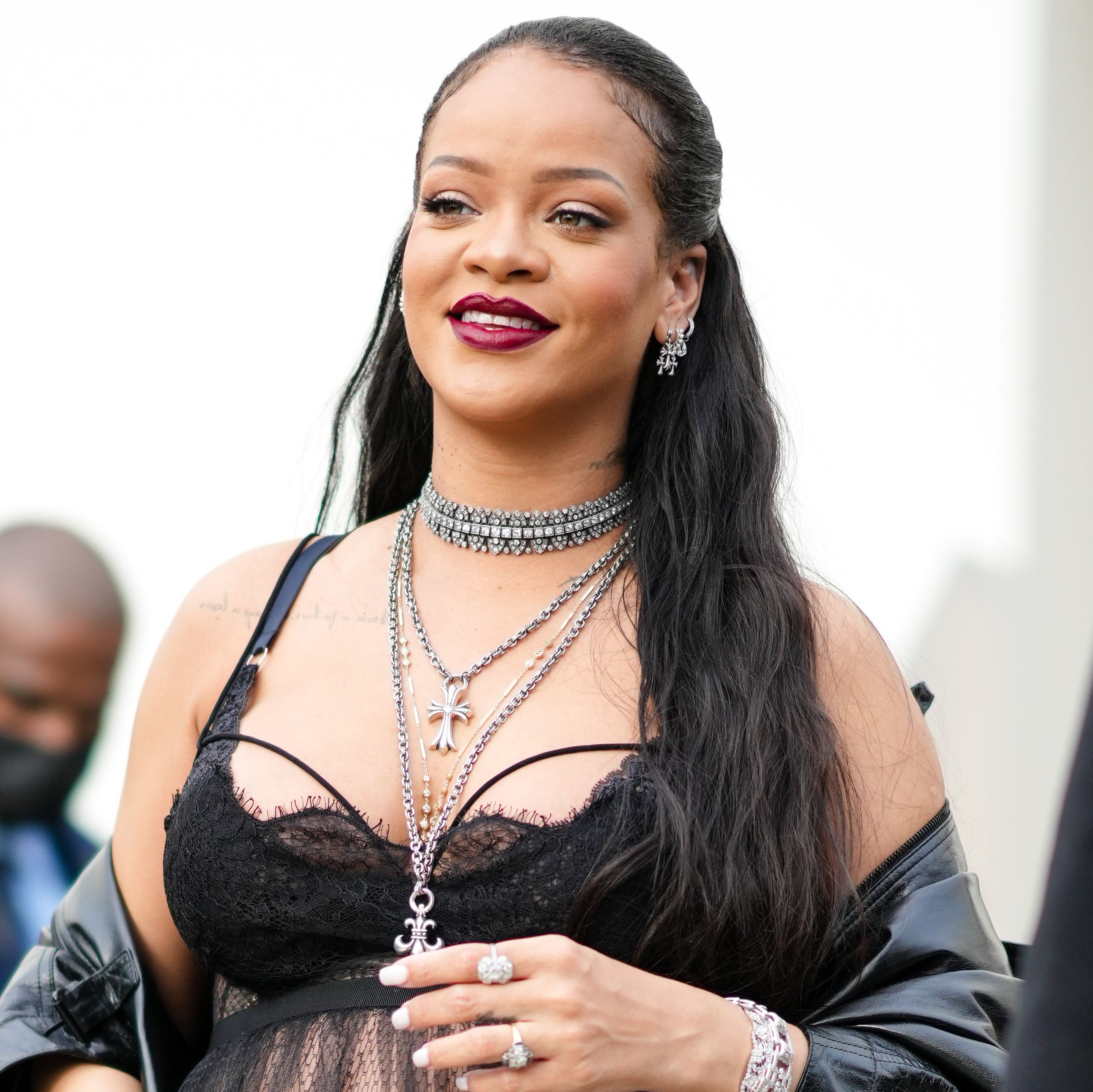 Rihanna welcomed their first child, a baby boy, in May. 