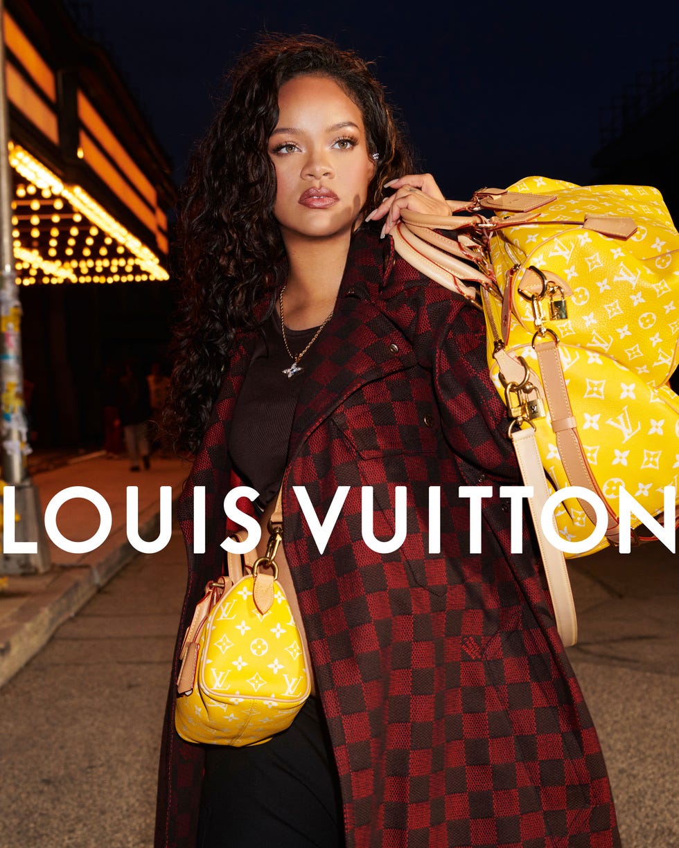 rihanna in louis vuitton's men's campaign