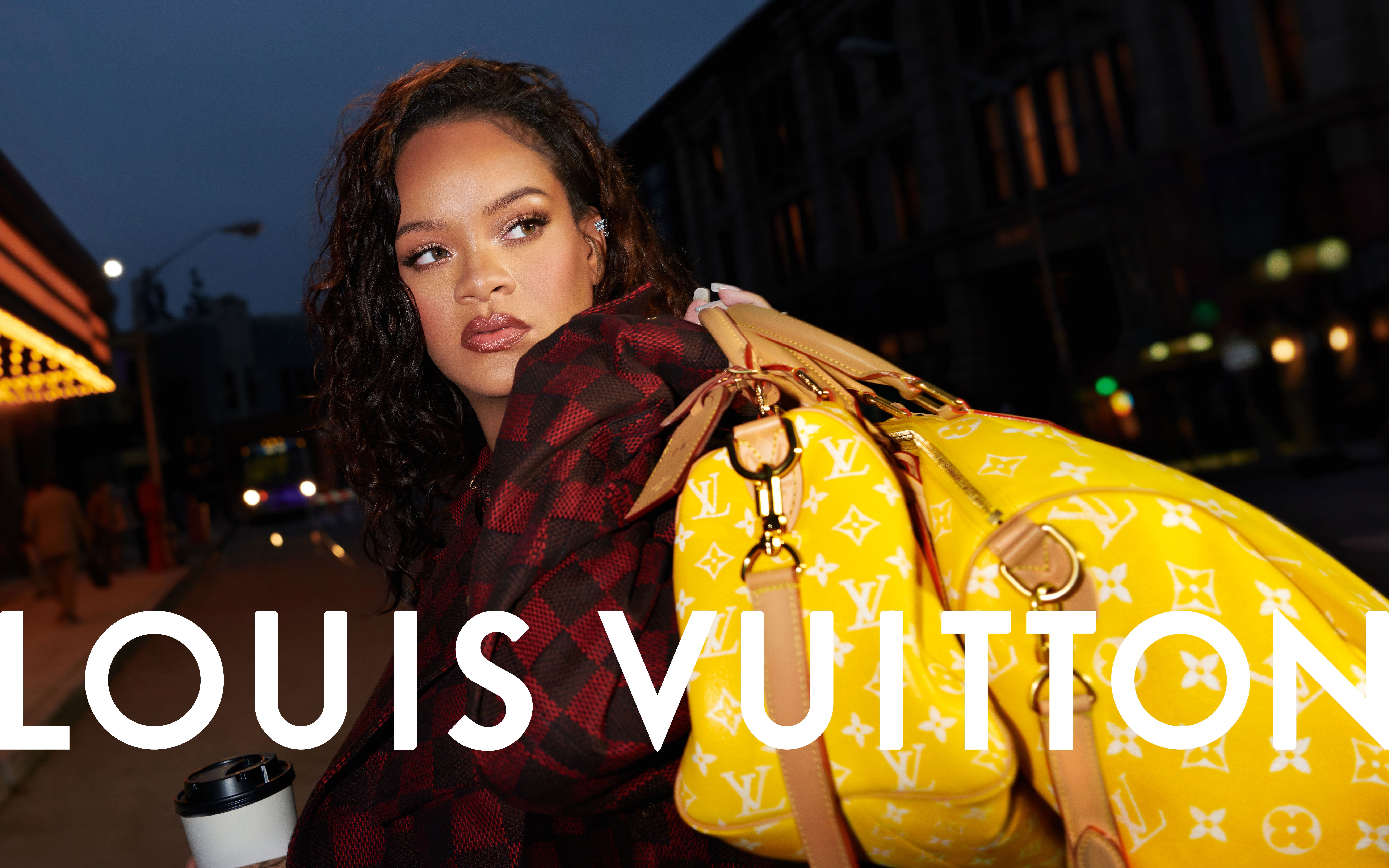 Rihanna in Louis Vuitton's Menswear Campaign