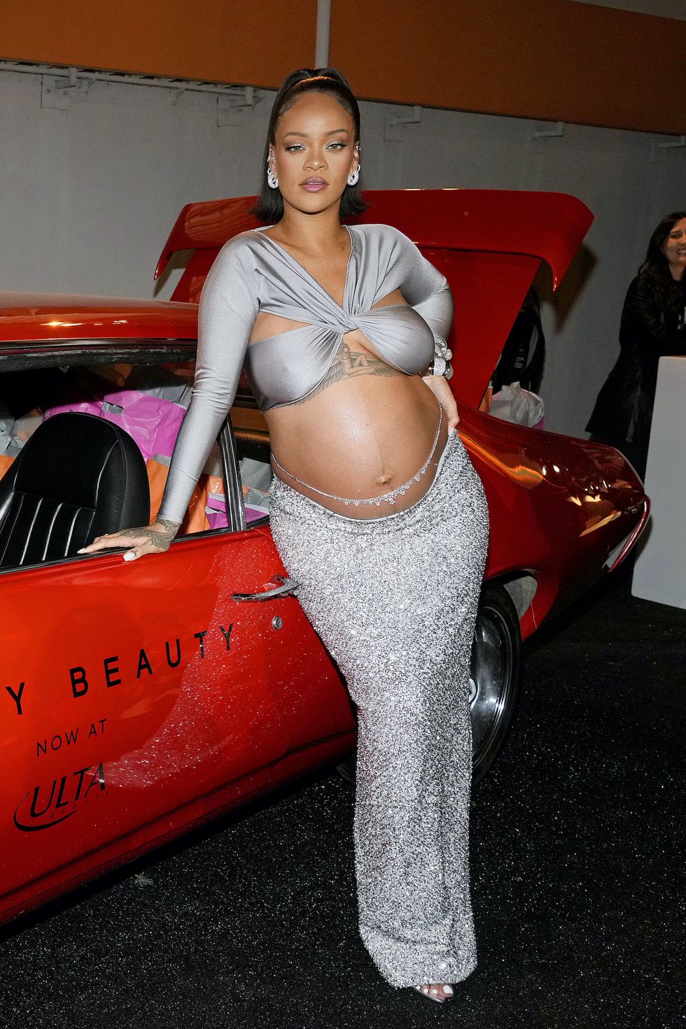 rihanna outfits los angeles, california   march 12 rihanna celebrates the launch of fenty beauty at ulta beauty on march 12, 2022 in los angeles, california photo by kevin mazurgetty images for fenty beauty by rihanna