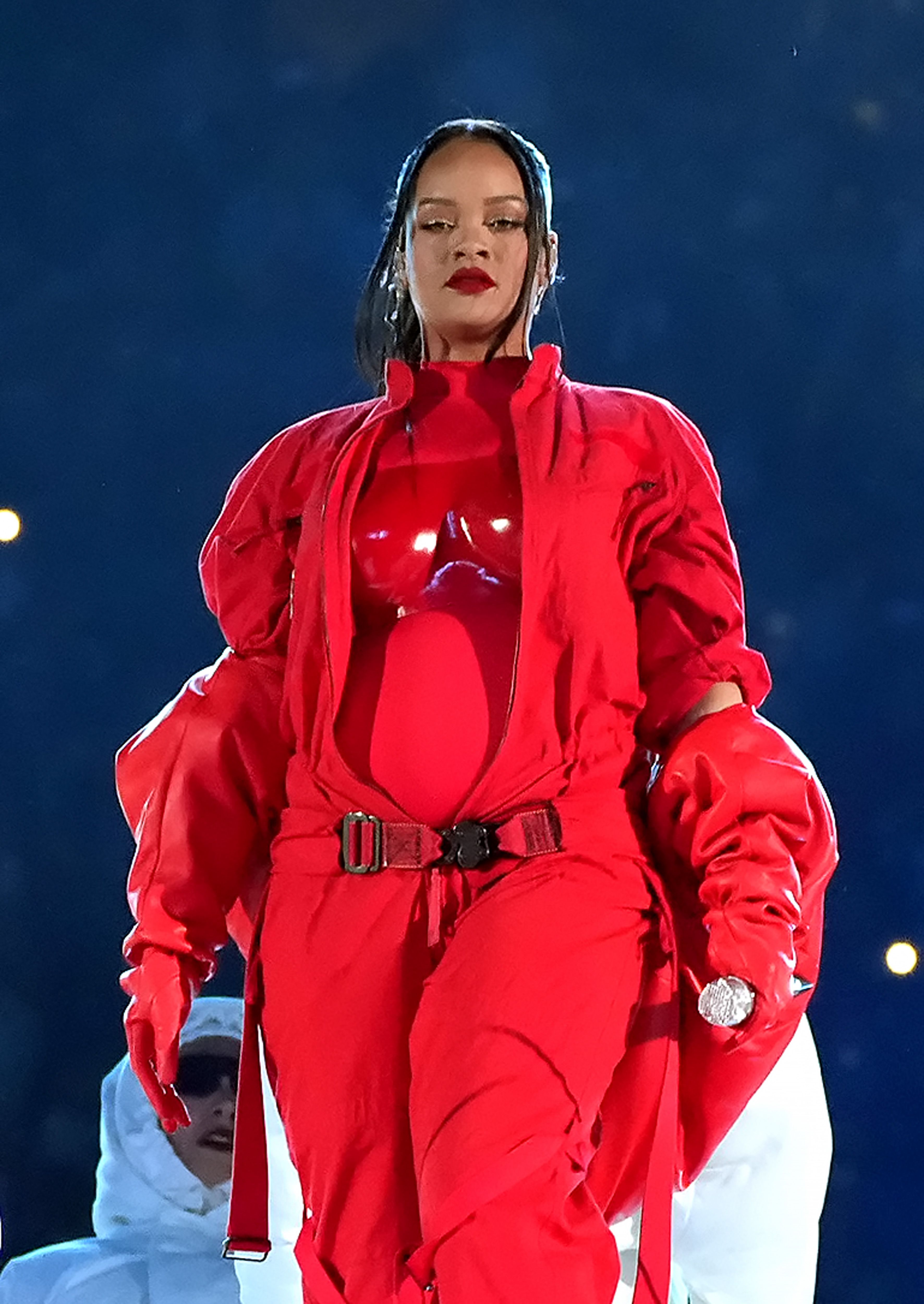 Cara Delevingne's Rihanna Shirt at Super Bowl - AS USA