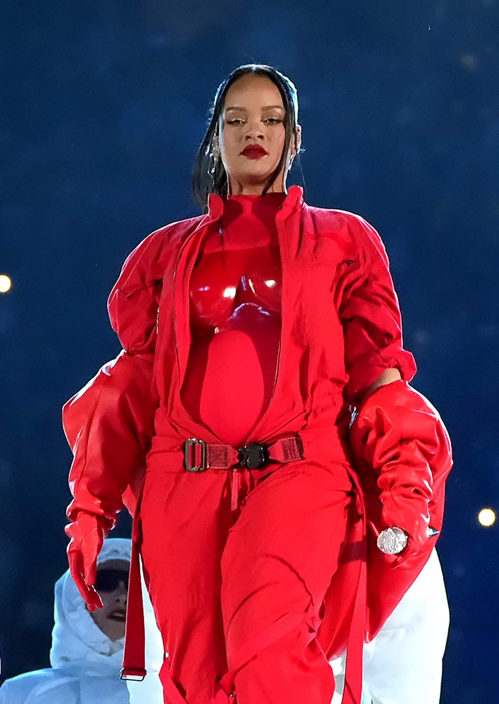 Cara Delevingne Wears Epic 'Rihanna Concert Interrupted by a Football Game'  T- Shirt During Super Bowl LVII