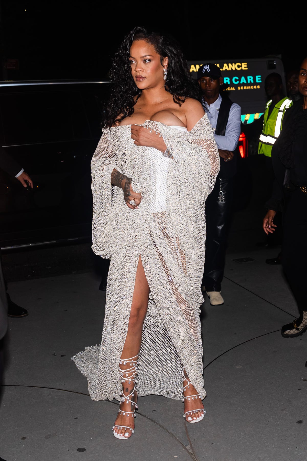 Rihanna Brings The Drama To New York Fashion Week In Two Corset Looks