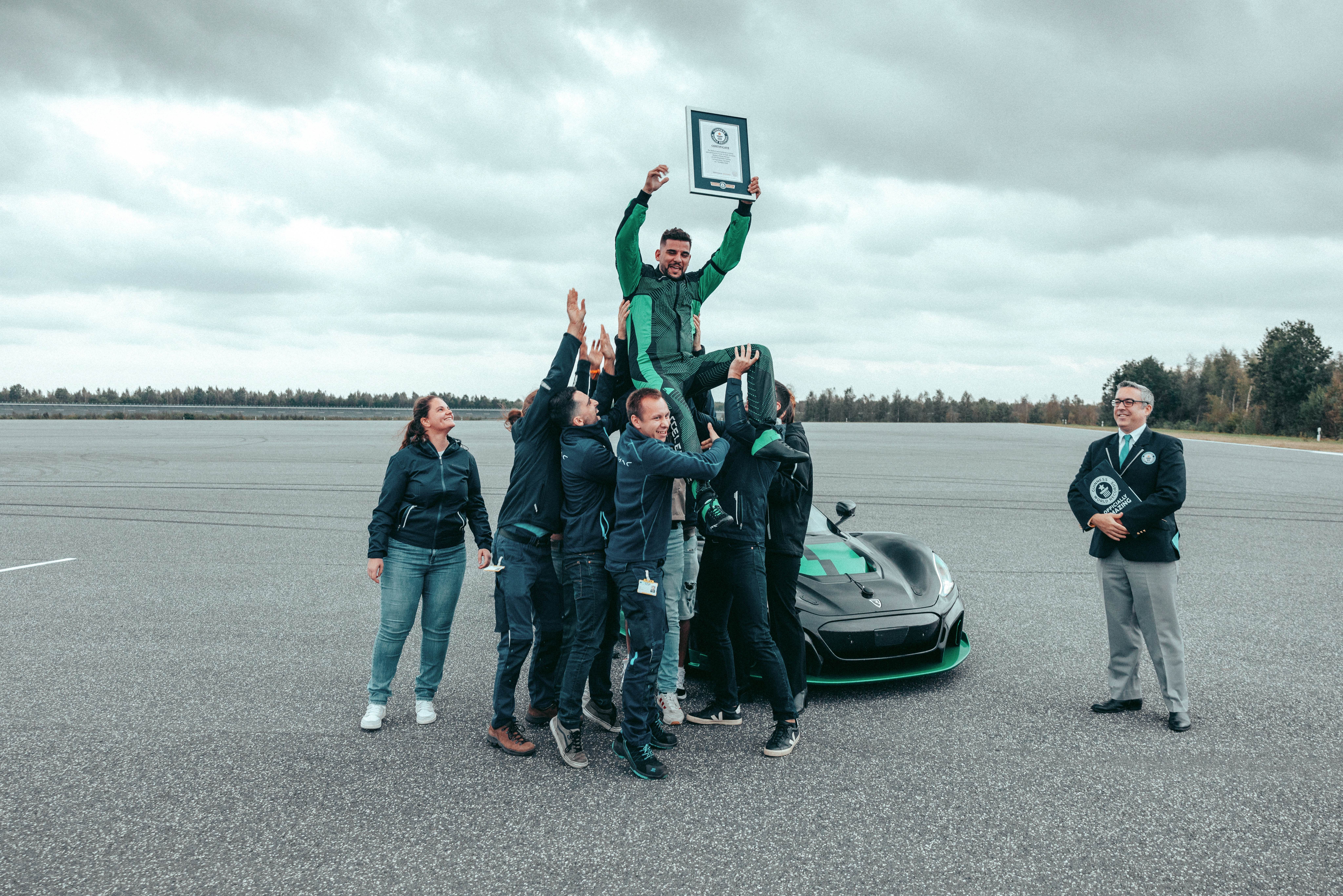 Rimac Nevera Sets New 171 MPH Speed Record—In Reverse