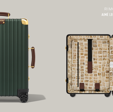 a few suitcases with handles