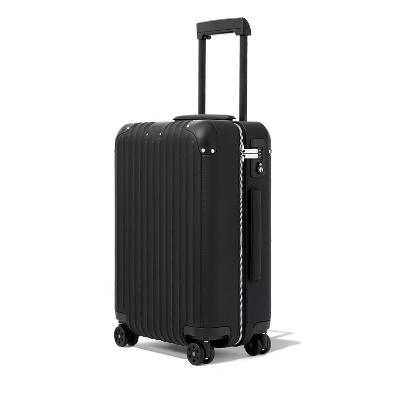 a black luggage suitcase