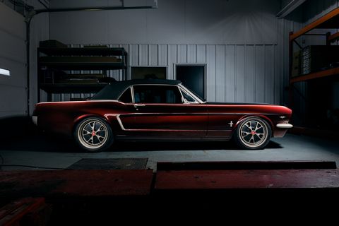 ringbrothers 19645 mustang 'caged' side profile