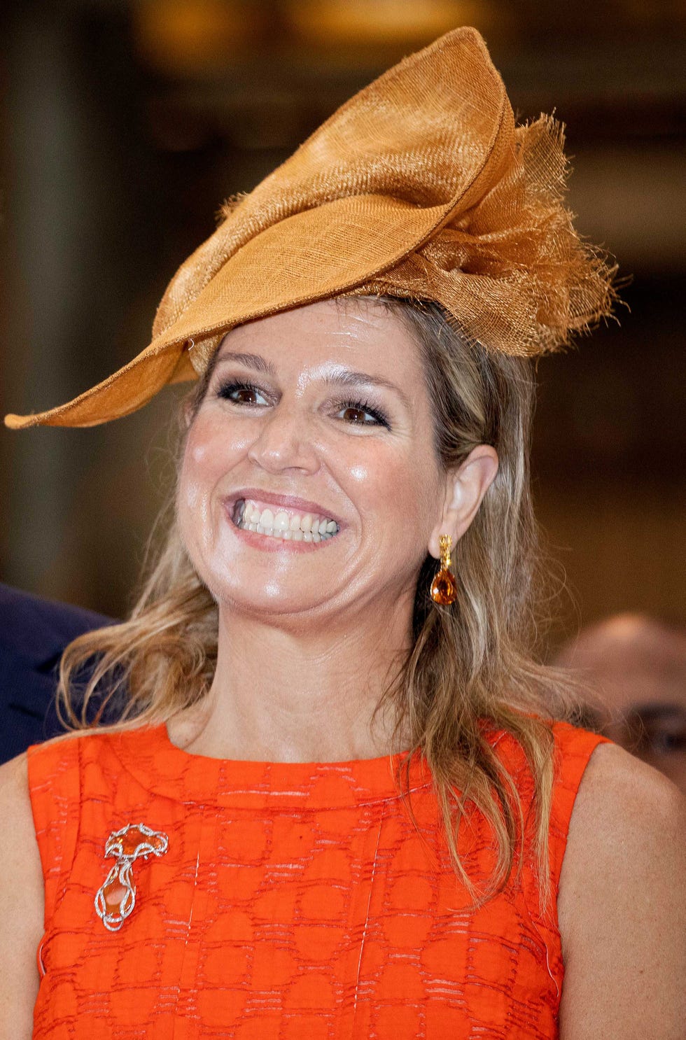 Máxima de Holanda sonriente