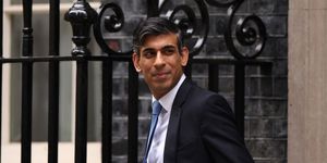 london, england january 31 prime minister rishi sunak leaves 10 downing street to attend pmqs on january 31, 2024 in london, england photo by dan kitwoodgetty images
