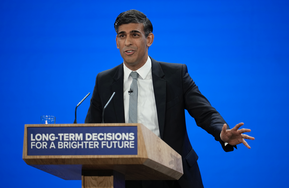 rishi sunak at conservative party conference
