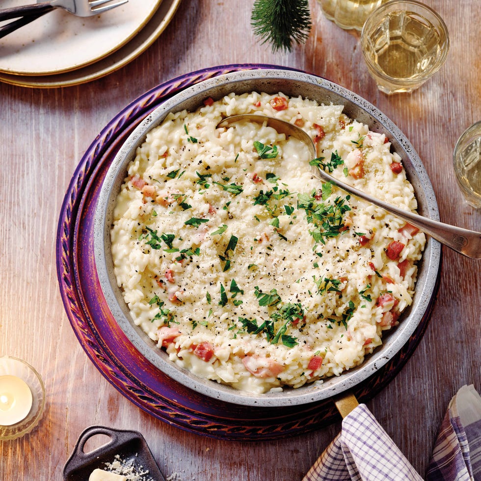 carbonara risotto
