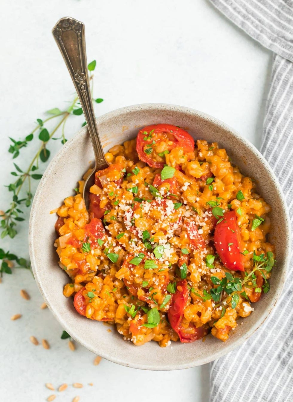 farro risotto