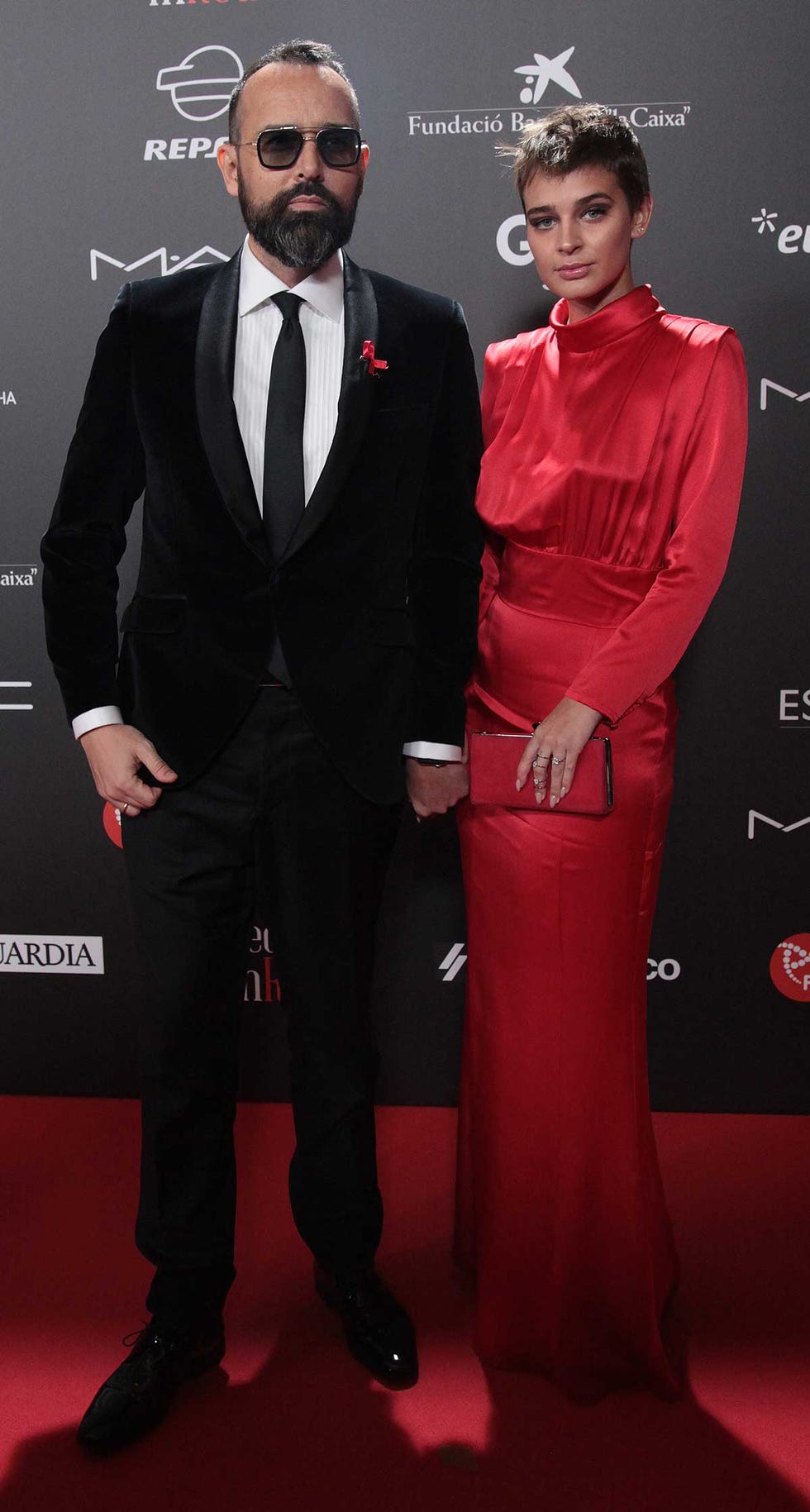 Parejas invitadas a la gran gala contra el sida de Barcelona