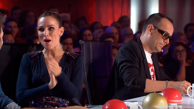 Edurne y Risto Mejide