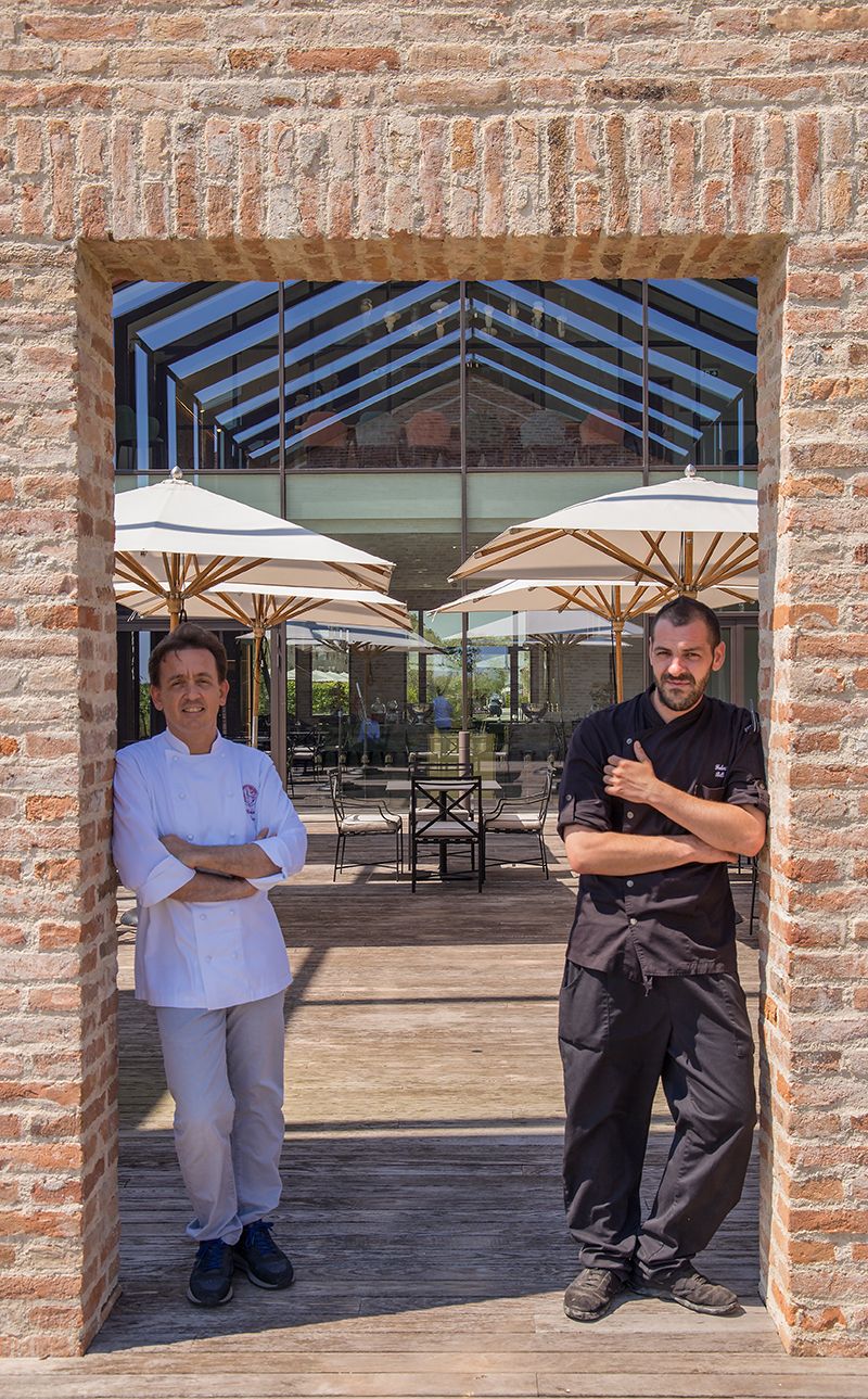 Claudio Vicina, Federico Belluco - ristorante Dopolavoro Dining Room del JW Marriott Venice Resort & Spa 