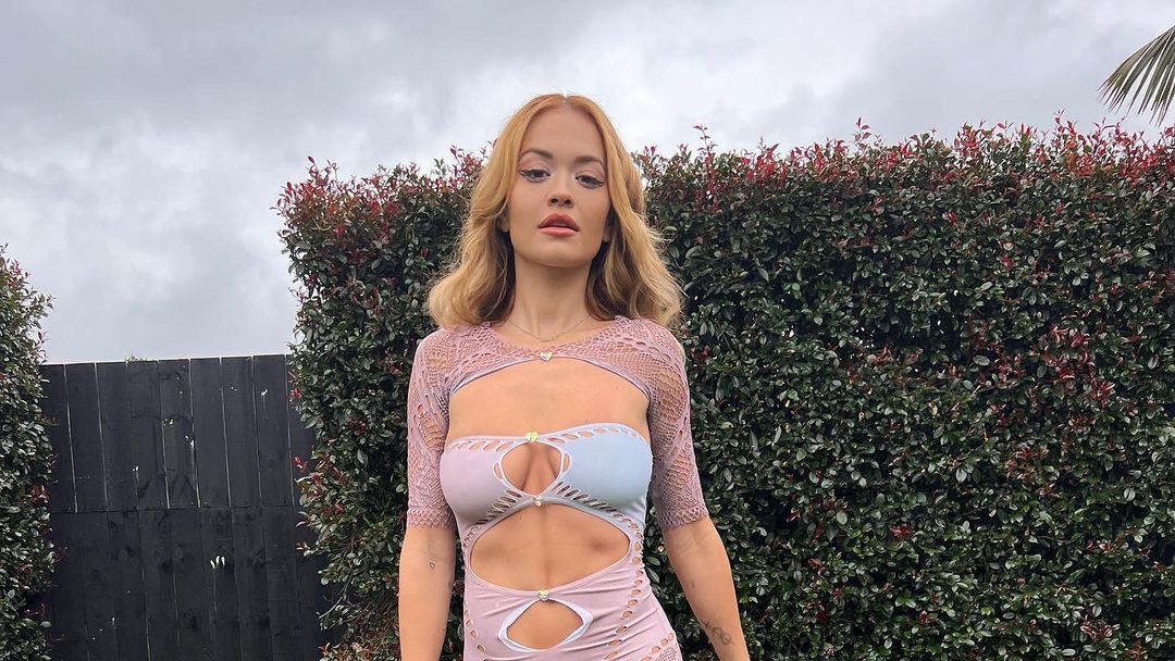 Rita Ora looks incredible in see-through lace bra and trousers as