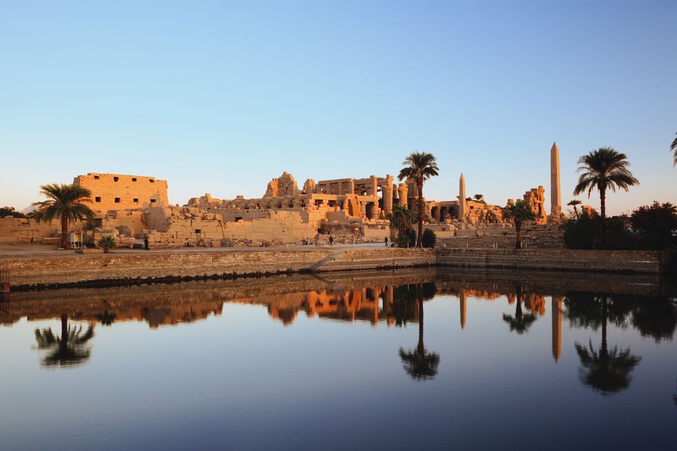 karnak temple is considered one of the largest places to worship ever built in the world