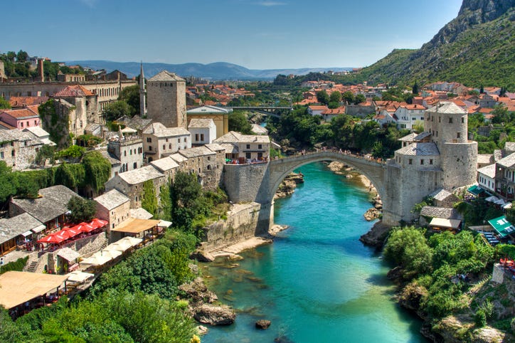 mostar in bosnie en herzegovina