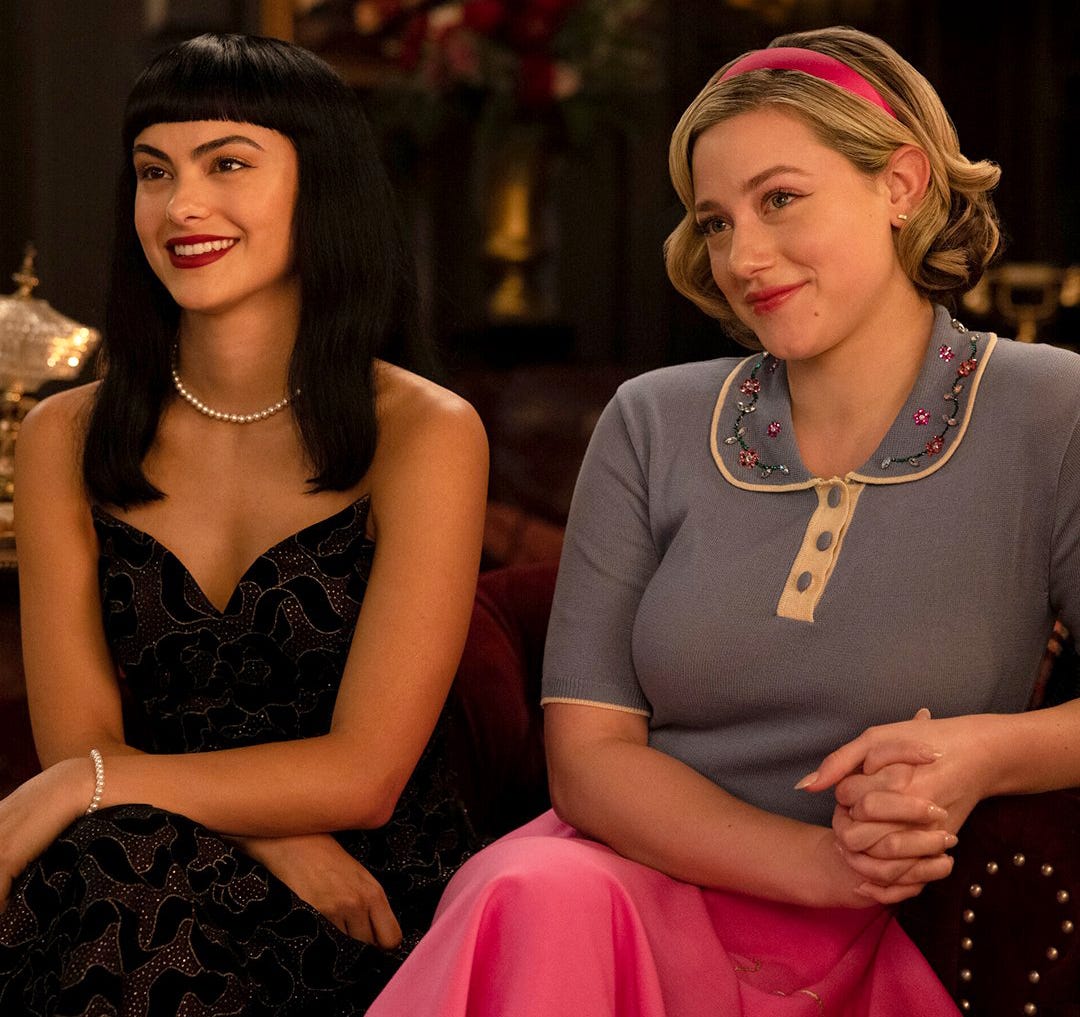 Riverdale stars Lili Reinhart and Camila Mendes reunite for Halloween