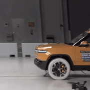 rivian r1t crash test rivian r1t crash test