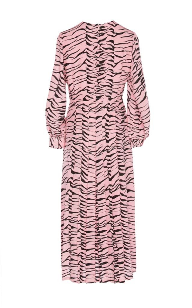 Pink and black tiger print outlet dress