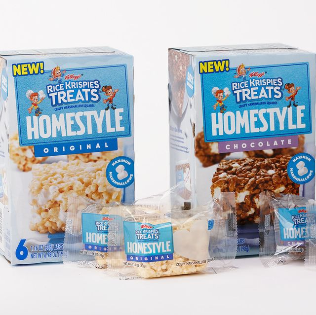 rice krispies treats homestyle original and chocolate flavors