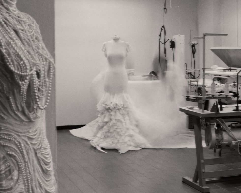 See Photos of Jennifer Lopez's Ralph Lauren Wedding Dress Making