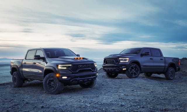 2023 Ram 1500 Rebel and TRX Get Grey-Colored Lunar Editions