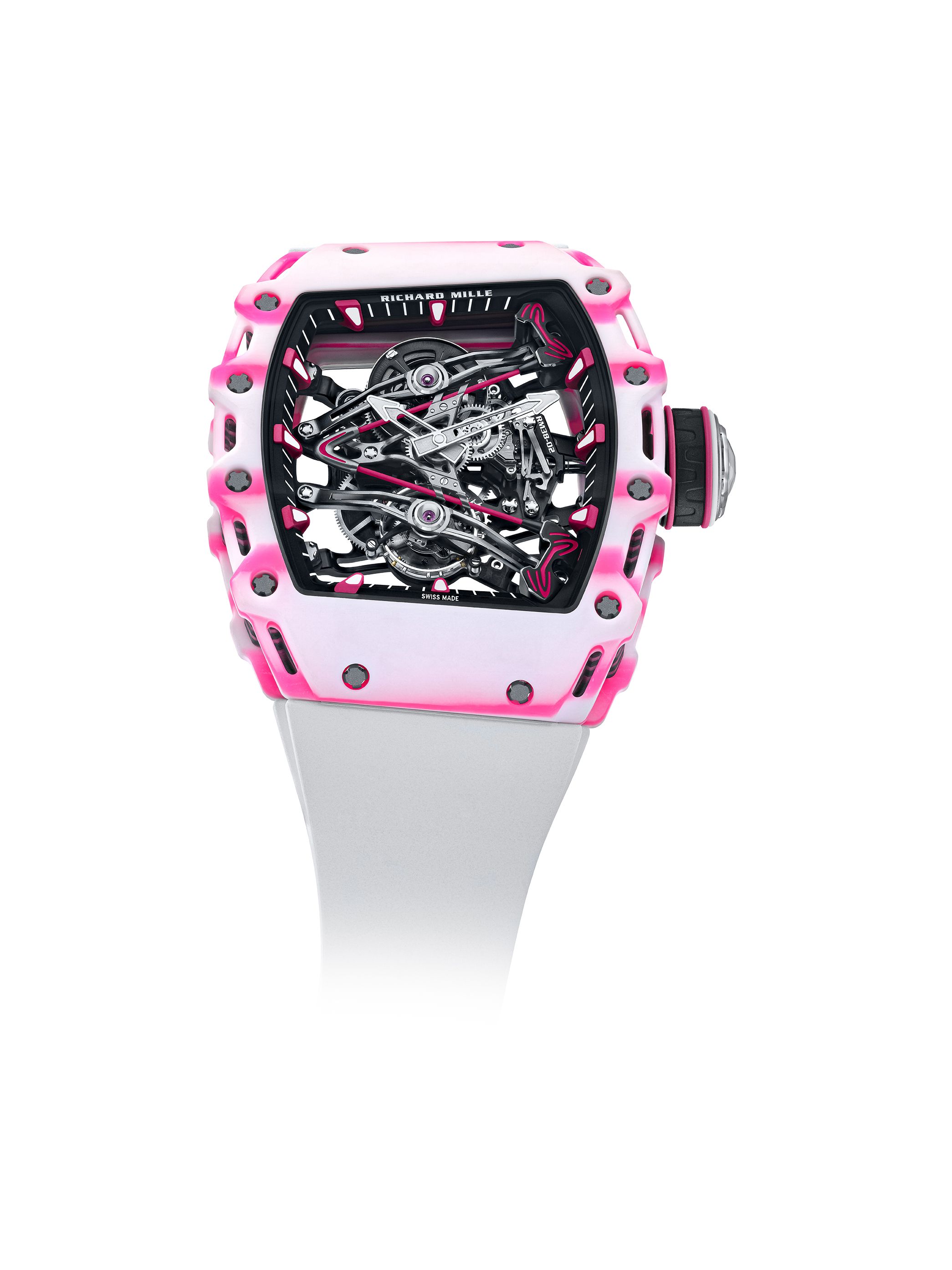 リシャール・ミルとバッバ・ワトソンの最新コラボ時計は、ピンクが
