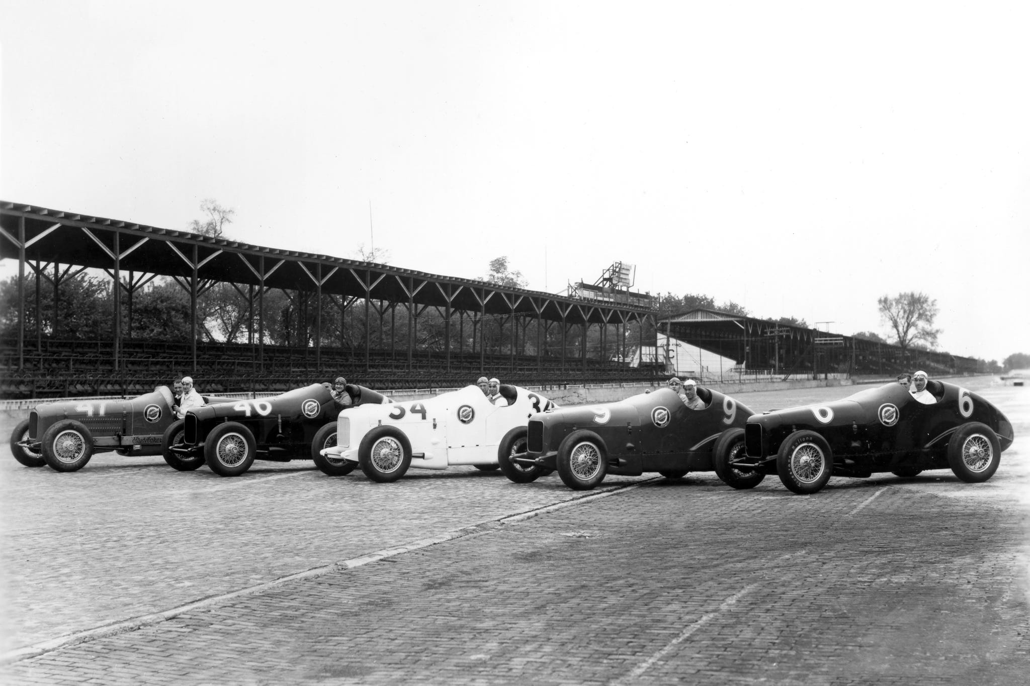 equipe de corrida studebakers 1933 indianápolis 500.