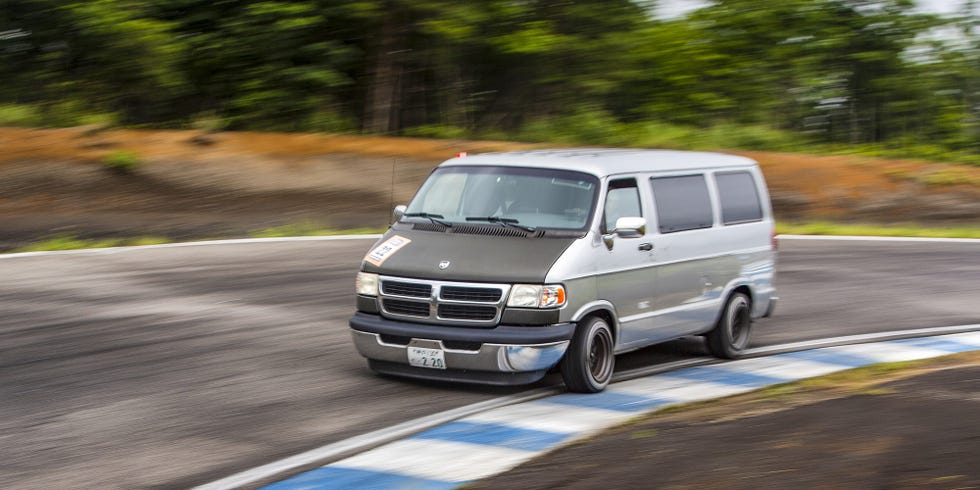 The Glorious Madness of Japanese Dodge Van Racing