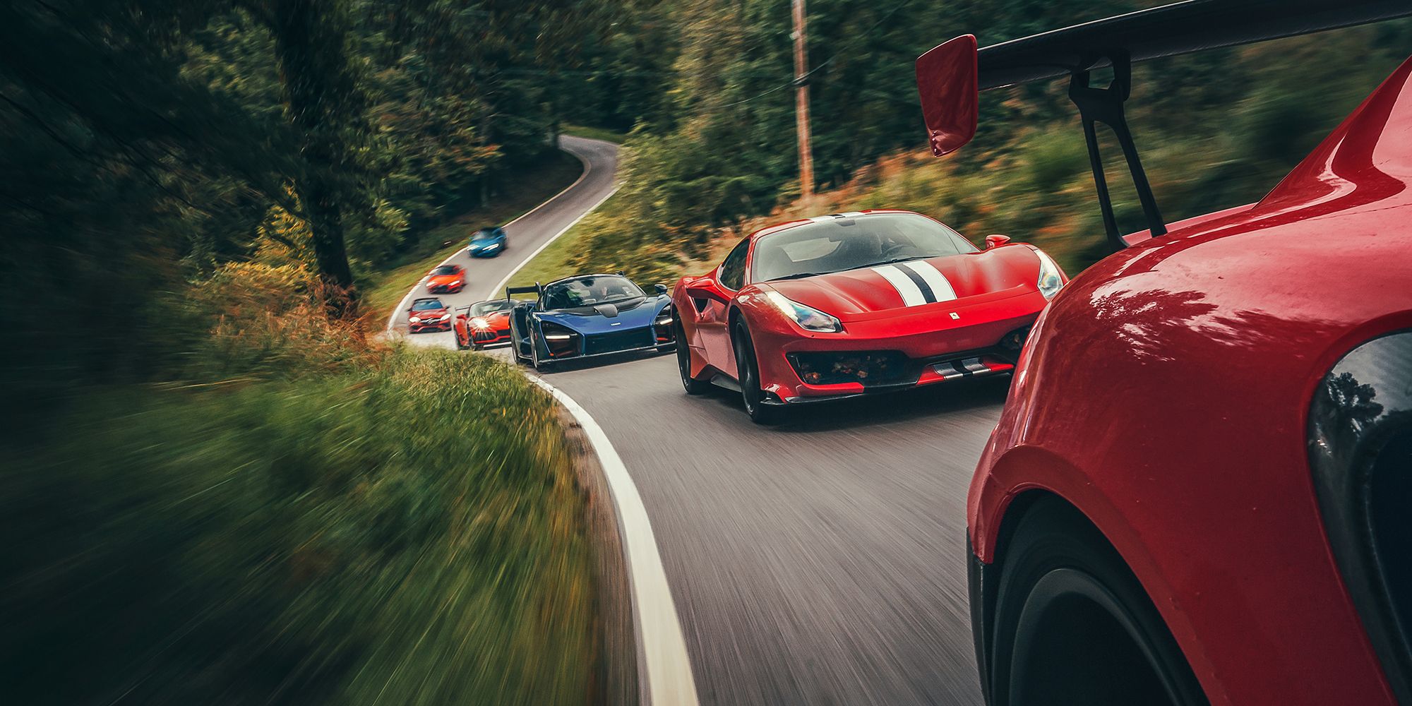Supreme Ferrari, carros, countryside, HD phone wallpaper