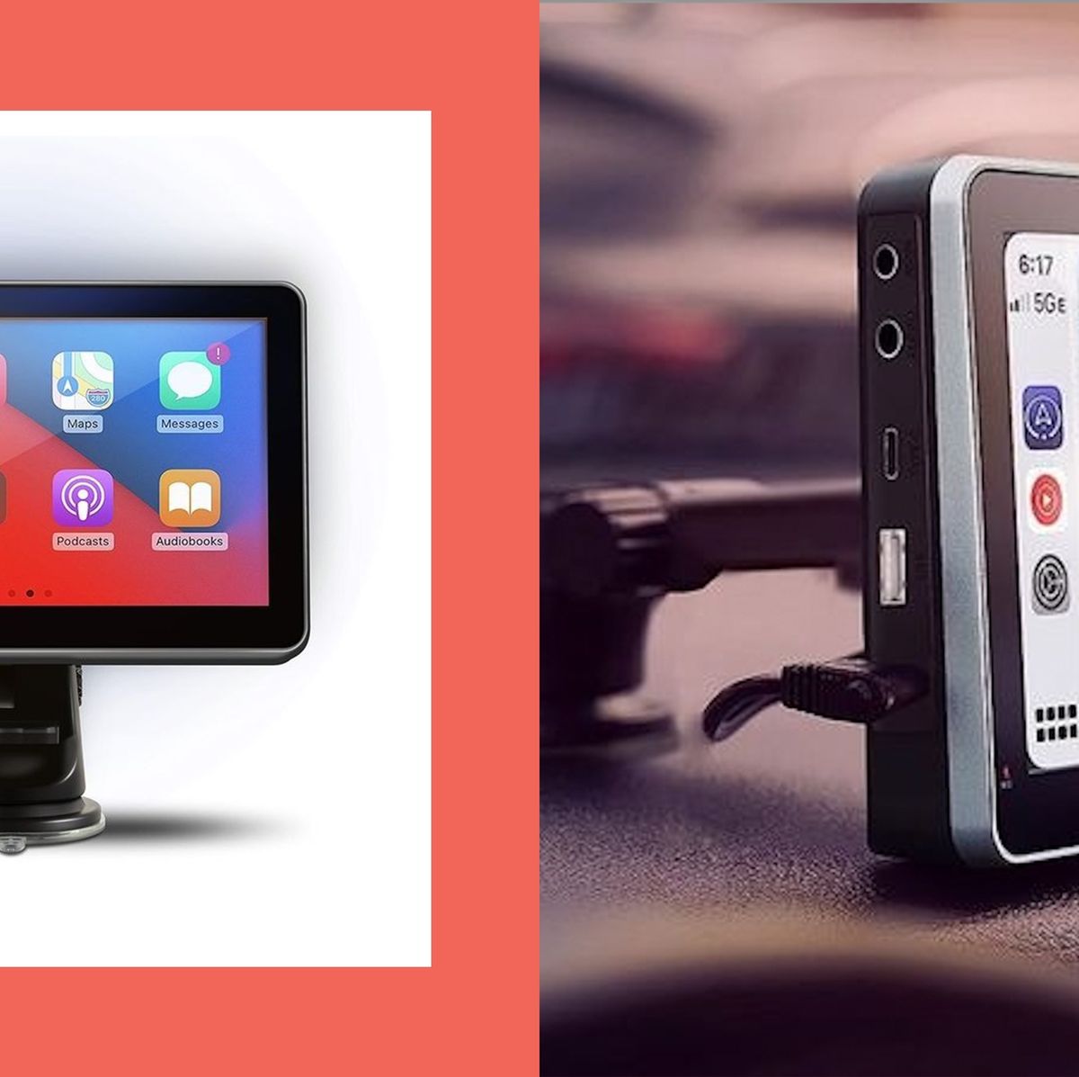 Carpuride 9.3Inch Touchscreen Wireless Carplay Android Auto Bluetooth Car  Stereo