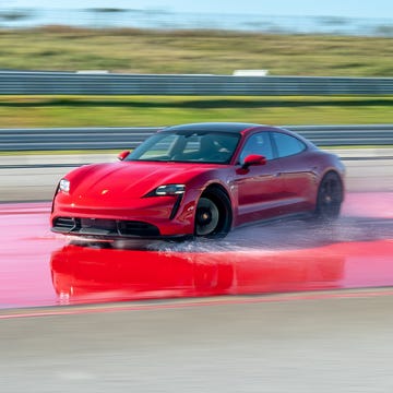 porsche taycan turbo s at porsche experience center atlanta, ga